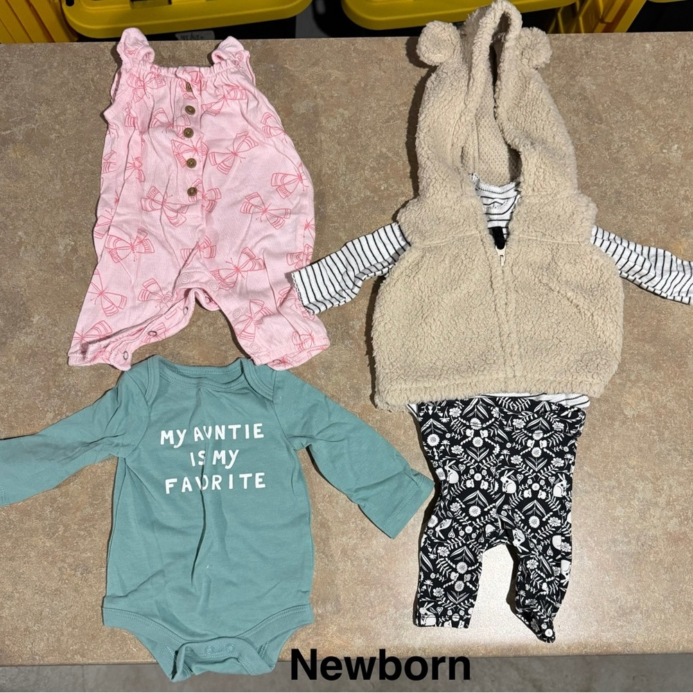 Newborn Clothing Lot (Girls)
